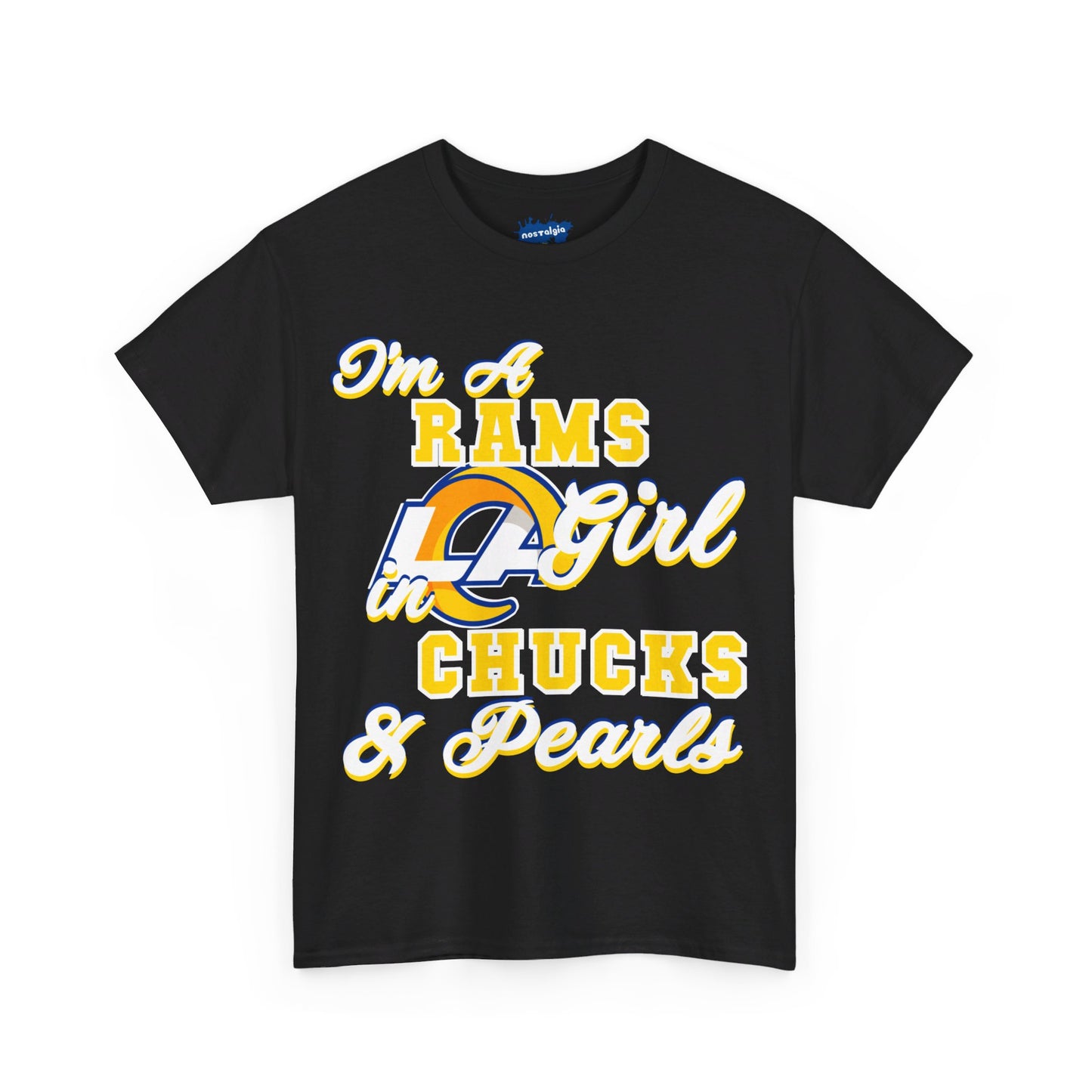 LA Football Inspired Chucks and Pearls Tee