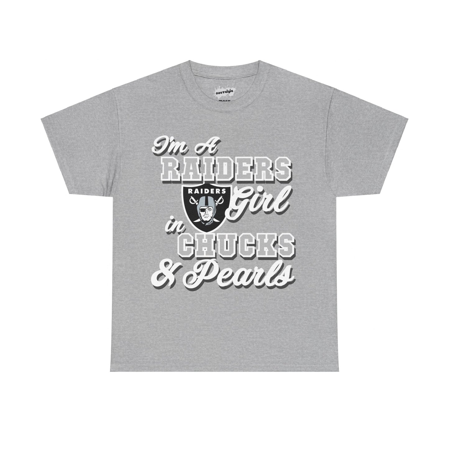 Las Vegas Football Inspired Chucks and Pearls Tee