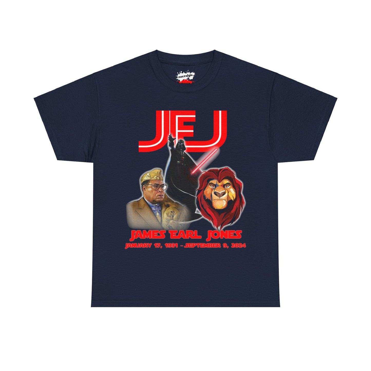 James Earl Jones RIP Memorial  T-Shirt Darth Vader Mufasa Lion King