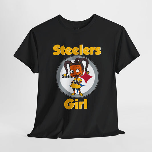 Pittsburgh Football Inspired Rugrat Girl Tee