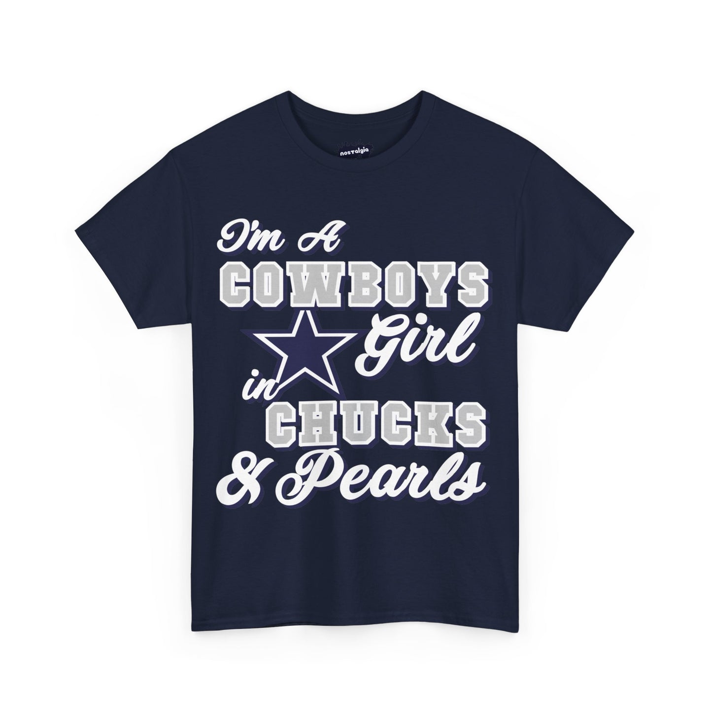 Dallas Football Chucks and Pearls Tee