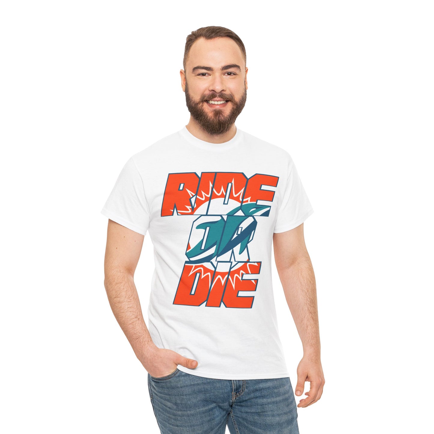 Miami Football Inspired Ride or Die Tee