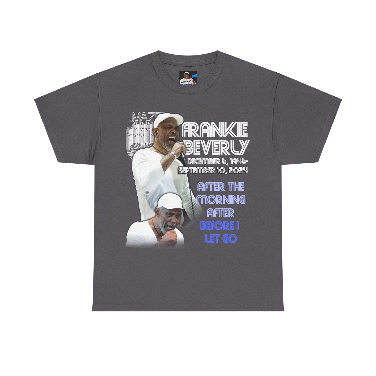 Frankie Beverley  Maze Memorial Shirt Tee