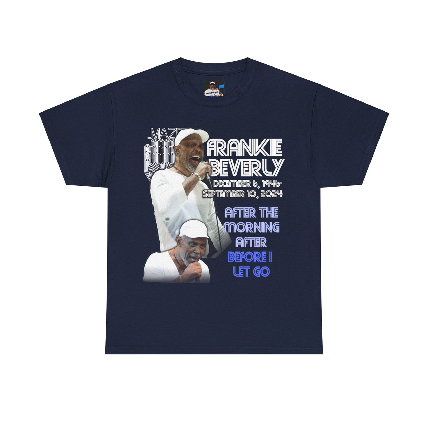 Frankie Beverley  Maze Memorial Shirt Tee