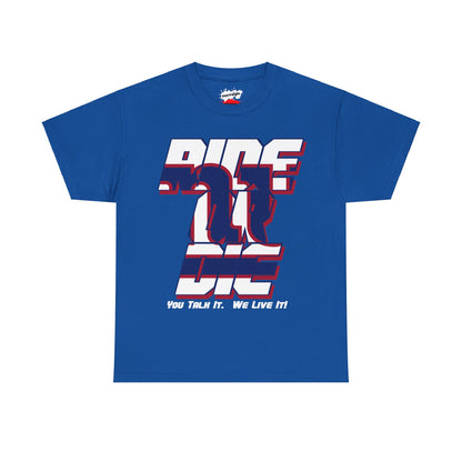 NY Football Inspired Ride Or Die Tee