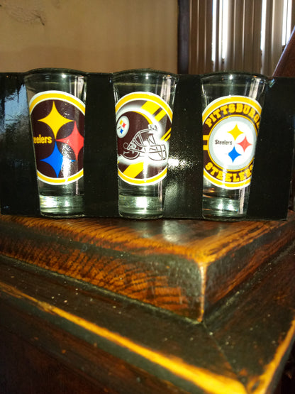 Pro Football Inspired 3 Shot Glass Set  (Pre-Order)