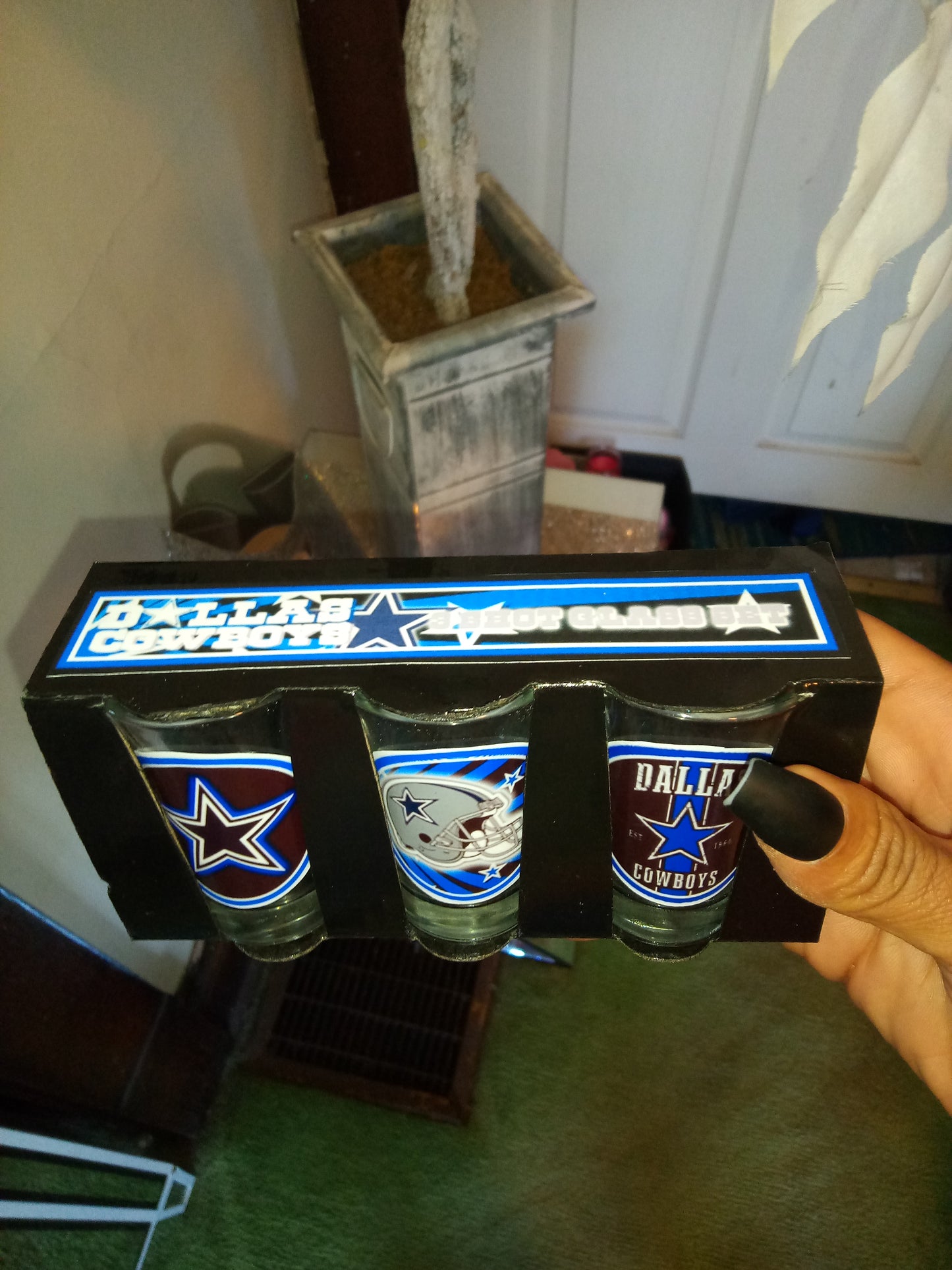 Dallas Football Inspired 3 Shot Glass Set