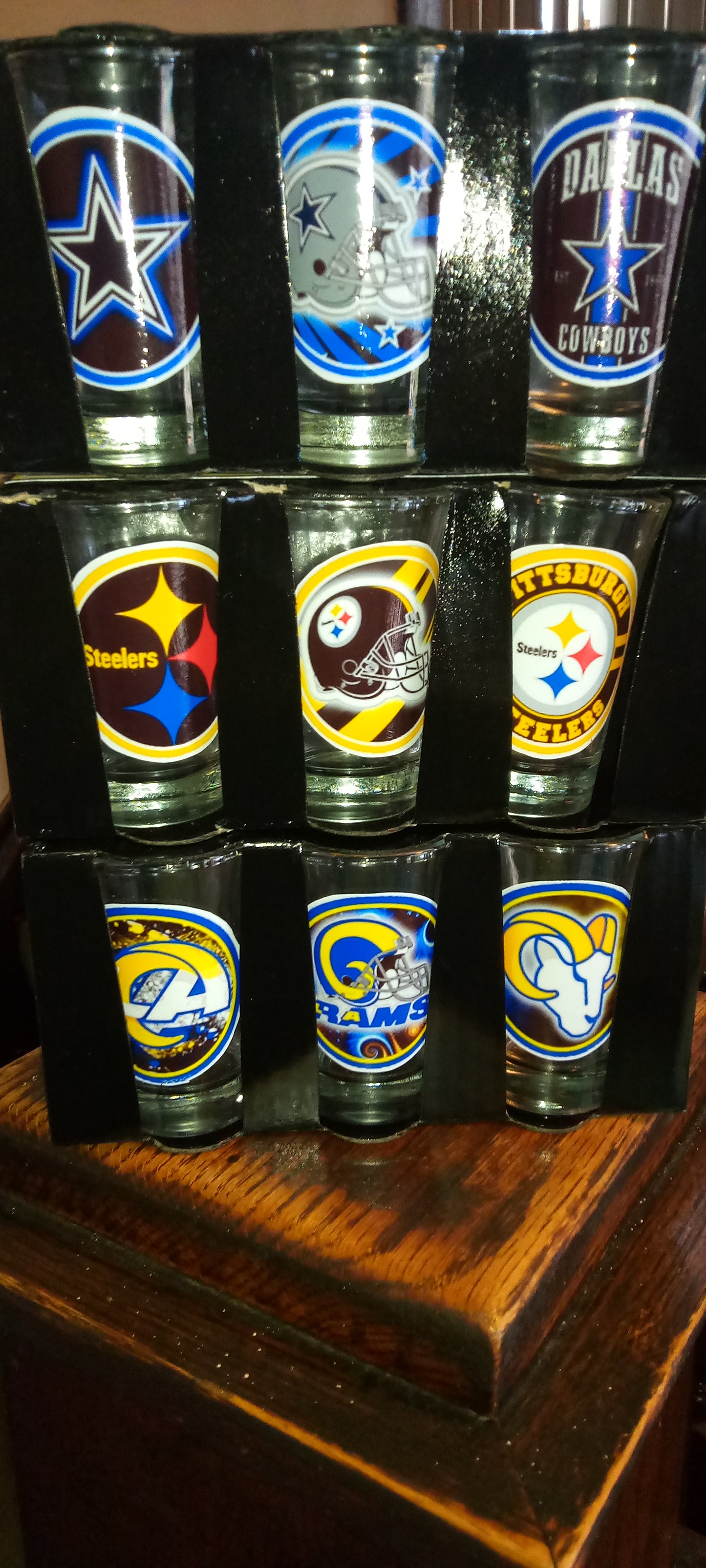 Pro Football Inspired 3 Shot Glass Set  (Pre-Order)