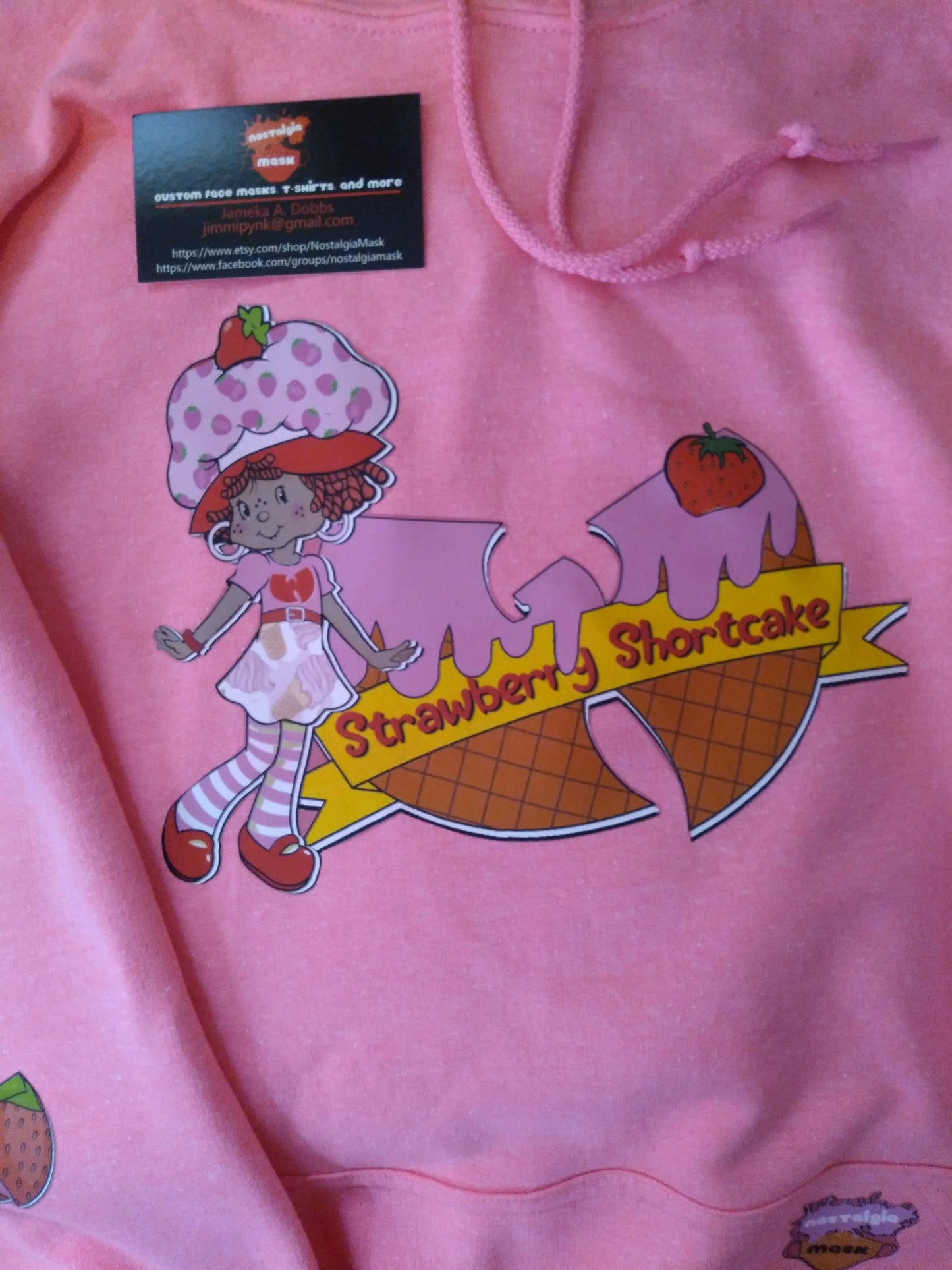 Strawberry "Ice Cream" Wu-Tang Inspired T-Shirt or Hoodie