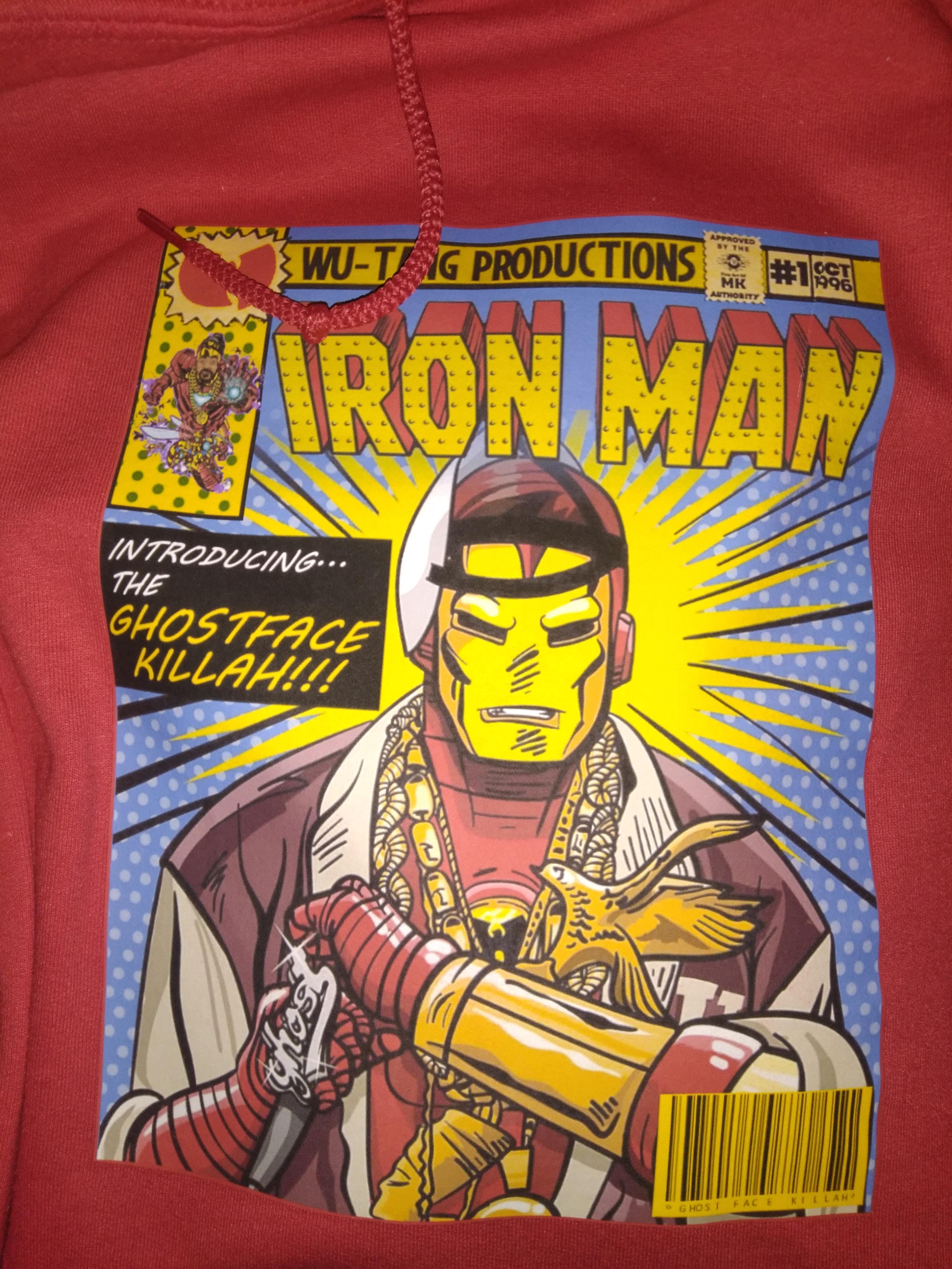 Wu Tang Inspired GFK Iron Man Hoodie or T-Shirt