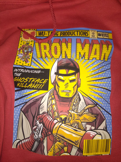 Wu Tang Inspired GFK Iron Man Hoodie or T-Shirt