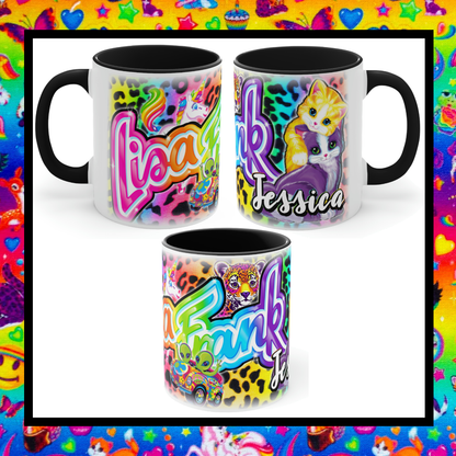 Lisa Frank 90s Nostalgia Gifts Retro animal print Coffee Mug gift for her